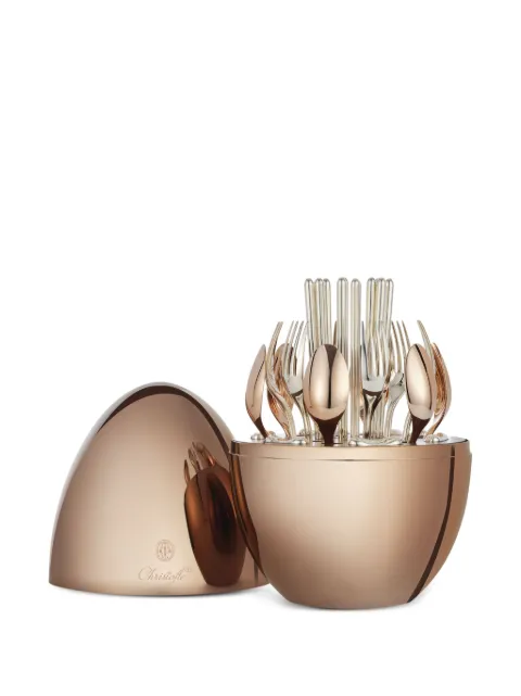 Christofle Mood Asia Precious 24-piece flatware set (six-person setting) Pink 3570660503946