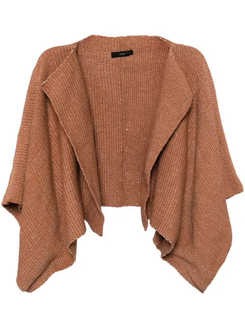 VOZ asymmetric lurex cape Brown VO43