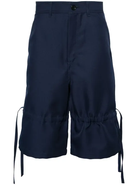 Comme Des Garçons Shirt wide-leg bermuda shorts Blue FMP510