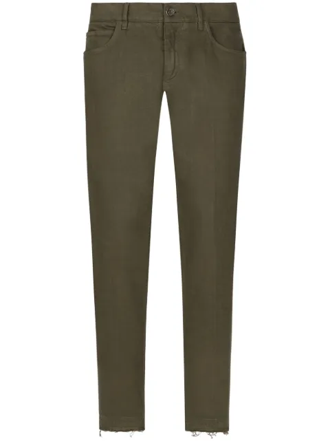 Dolce & Gabbana cotton slim-fit jeans Green GYJCCDG8LQ6