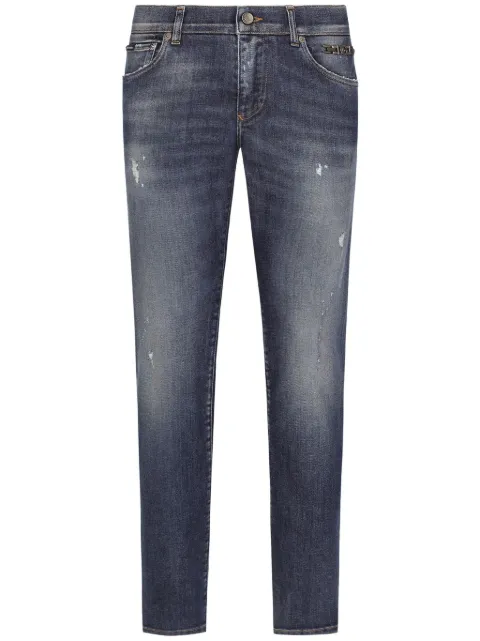 Dolce & Gabbana distressed-effect skinny jeans Blue GY07CDG8LN7