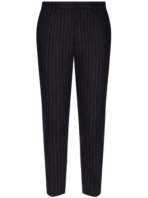 Dolce & Gabbana striped tailored trousers Black GW13ETFRCB7