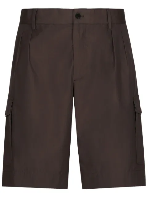 Dolce & Gabbana straight-leg cotton cargo shorts Brown GP092ZFU5SW