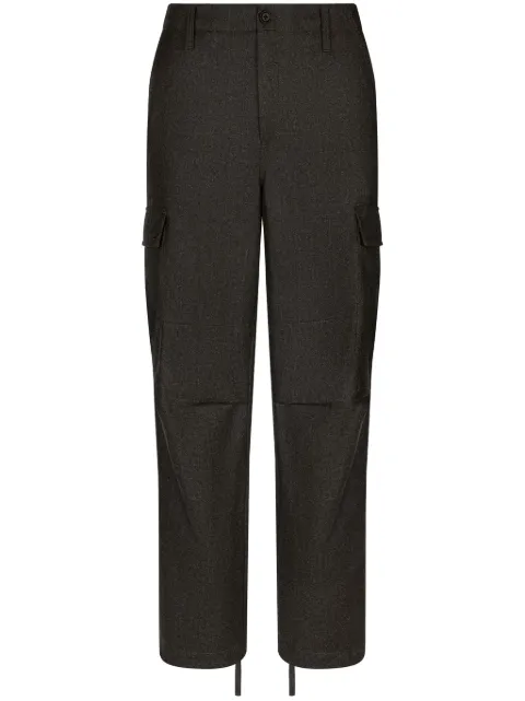 Dolce & Gabbana virgin-wool cargo trousers Grey GP03LTFU21Q
