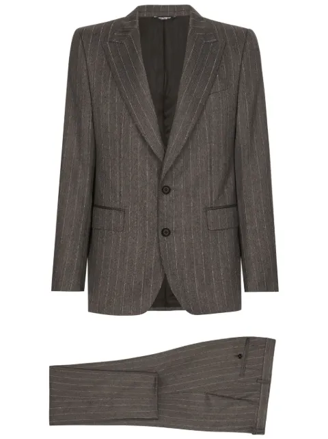 Dolce & Gabbana striped suit Grey GKLOMTFR21H