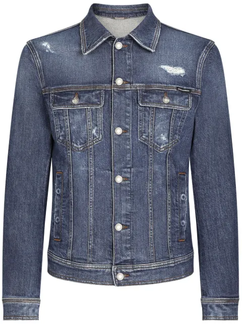 Dolce & Gabbana buttoned denim jacket Blue G9VZ8DG8LN5
