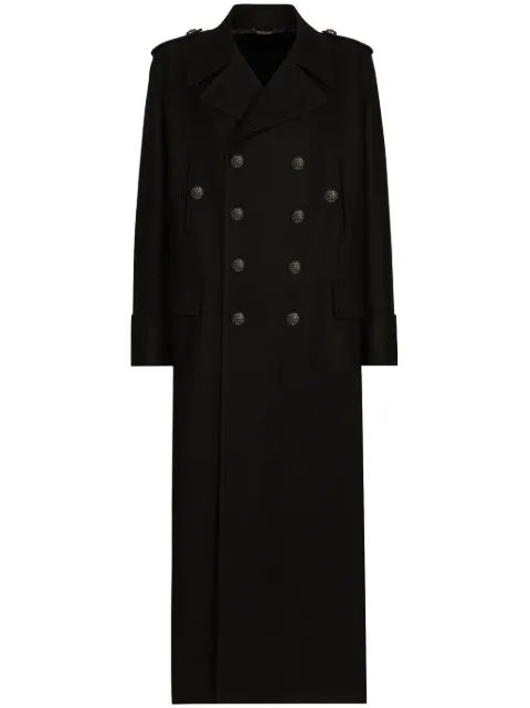 Dolce & Gabbana double-breasted coat Black G048CTHUMT8