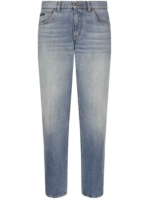Dolce & Gabbana straight-leg stonewashed jeans Blue GYJCCDG8KY2