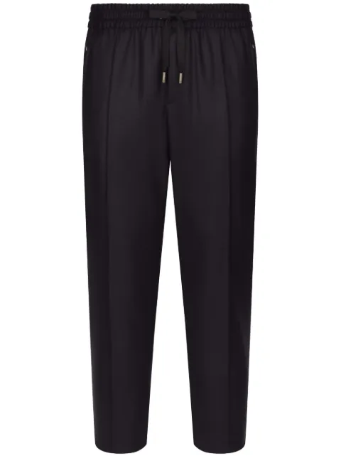 Dolce & Gabbana drawstring-waist tapered trousers Blue GYACETGI550