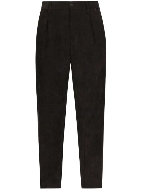Dolce & Gabbana corduroy pants Black GP0E4TFUWDL