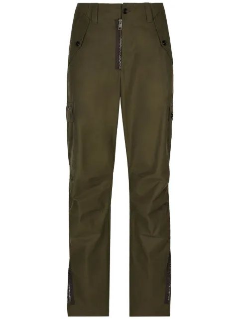 Dolce & Gabbana flared cargo trousers Green GP0B9THUMOA