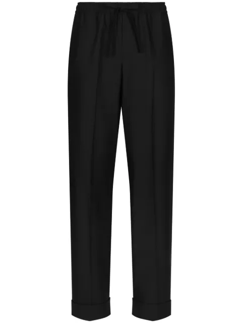 Dolce & Gabbana contrast-trim lounge trousers Black GP073TFU2SB