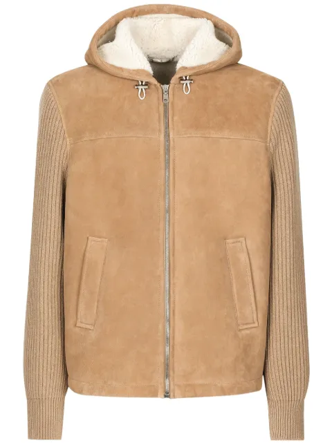Dolce & Gabbana hooded jacket Neutrals G9ATXLFUP81