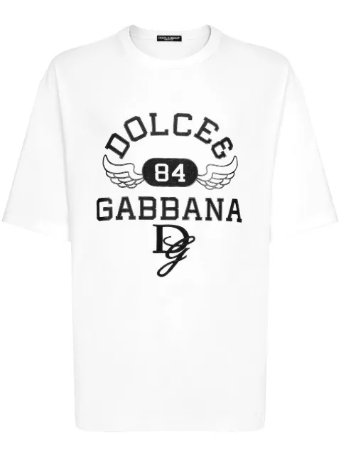 Dolce & Gabbana logo print t-shirt White G8PN9ZG7NSN
