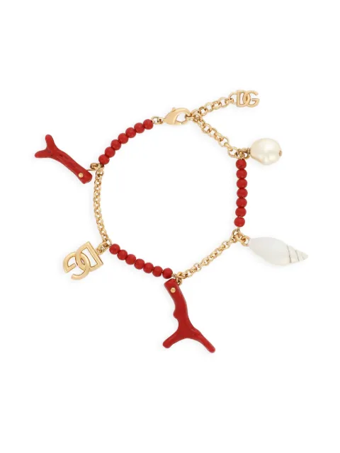Dolce & Gabbana DG-charm chain bracelet Gold WBQ6C4W1111