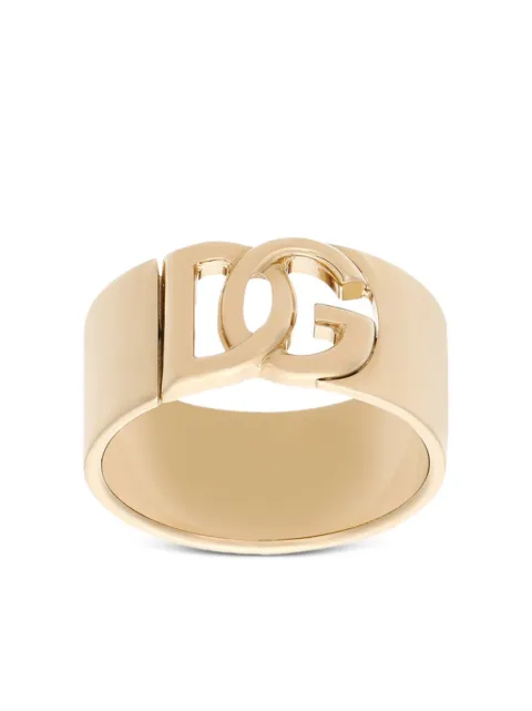 Dolce & Gabbana DG cut-out band ring Gold WRQ5P1W1111