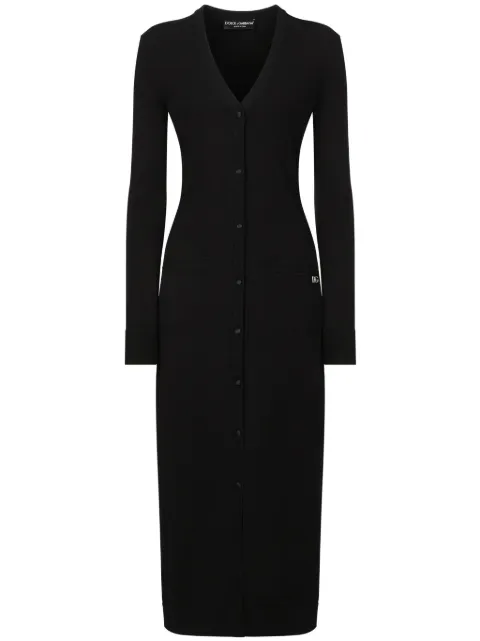 Dolce & Gabbana knitted cardi-coat Black FXV29TJFMEV