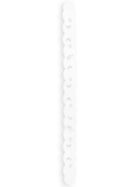 Dolce & Gabbana broderie anglaise cotton headscarf White FS215ZGDCL5