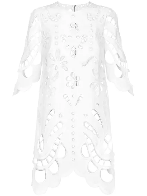 Dolce & Gabbana cut-out shift minidress White F6JJMZFG6A0