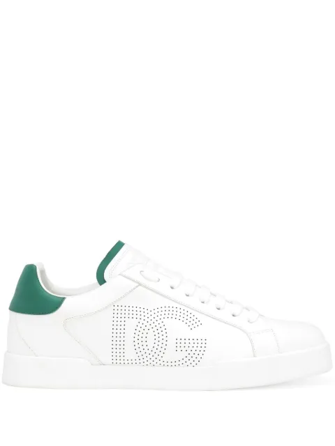 Dolce & Gabbana Portofino leather sneakers White CS2277AV066