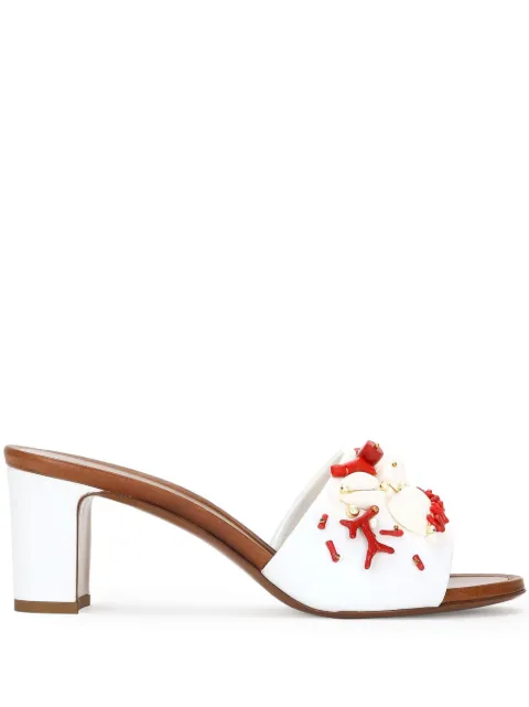 Dolce & Gabbana 60mm leather sandals White CR1745AW116