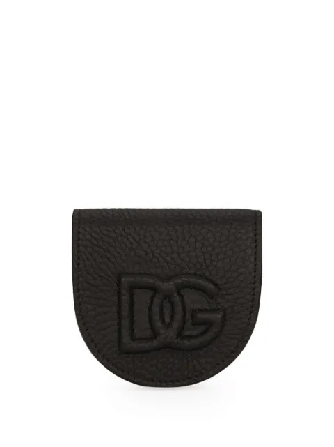 Dolce & Gabbana logo-embossed coin wallet Black BP3332A5326