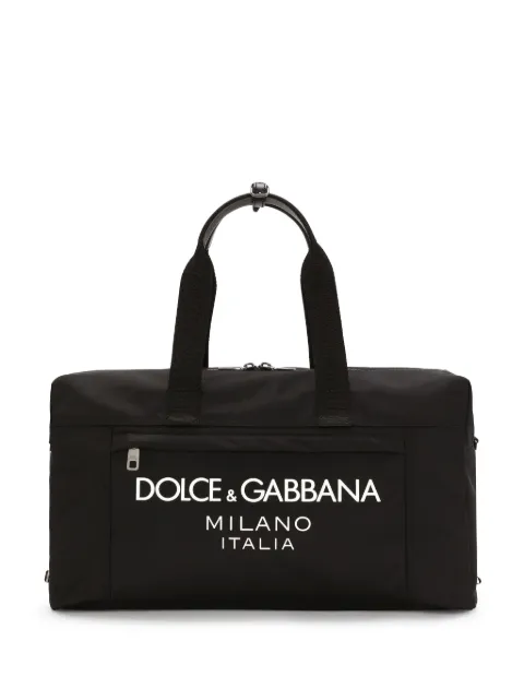 Dolce & Gabbana logo-print holdall Black BM2335AG182