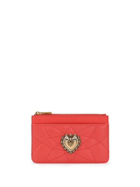 Dolce & Gabbana medium Devotion leather wallet Red BI1261AV967