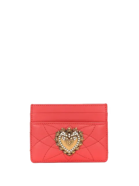 Dolce & Gabbana Devotion leather cardholder Orange BI0330AV967