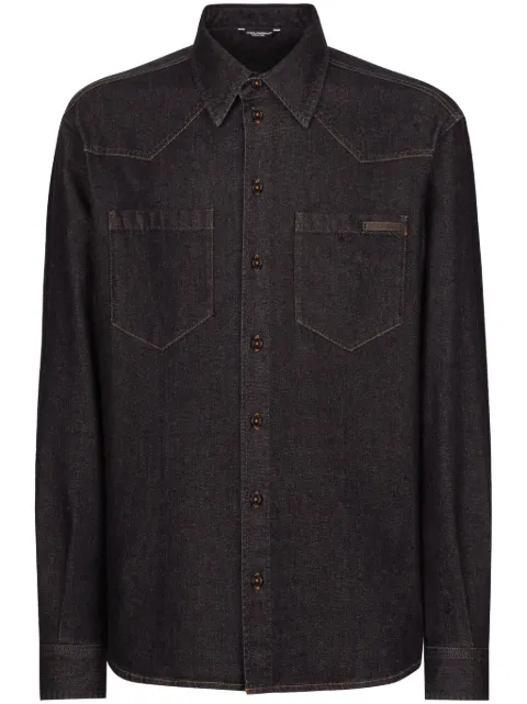 Dolce & Gabbana denim shirt Black G5LW3DG8LE4