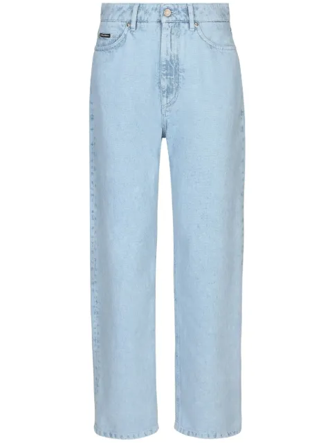 Dolce & Gabbana high-waisted slim-legged jeans Blue FTC7CDG8LX3