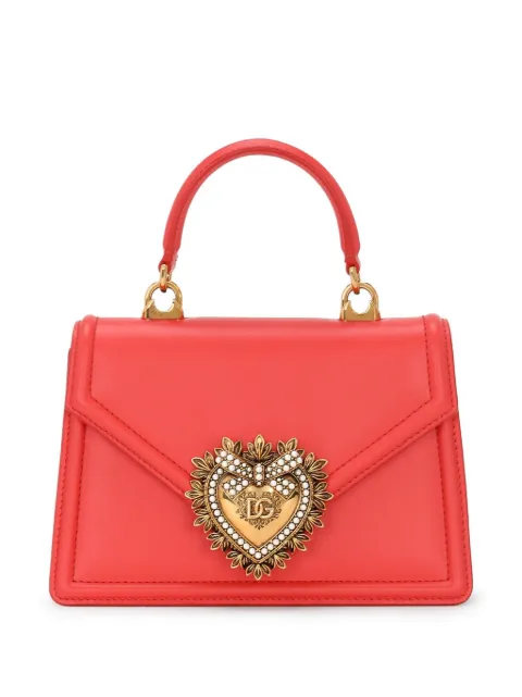 Dolce & Gabbana small Devotion tote bag Orange BB6711AV893