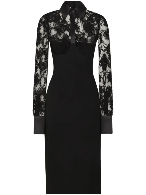 Dolce & Gabbana lace dress Black F6JFZTGDCH0