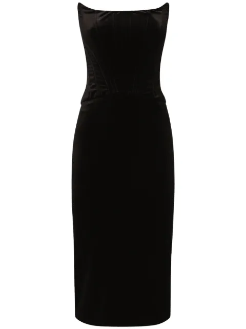 Dolce & Gabbana strapless dress Black F6IAITFUWD6