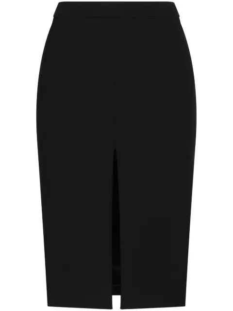Dolce & Gabbana midi pencil skirt Black F4CU2TFUBF1
