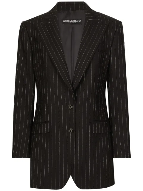 Dolce & Gabbana striped blazer Black F290XTFR21X
