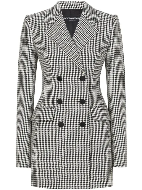 Dolce & Gabbana check pattern jacket Grey F27BKTFQ3F1