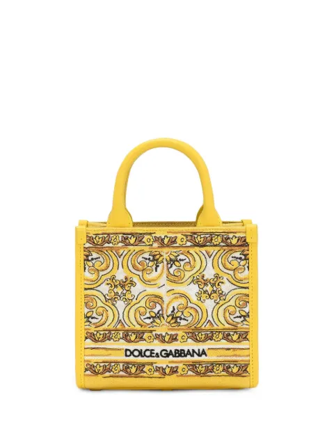 Dolce & Gabbana mini DG Daily canvas tote bag Yellow BB7479AW050
