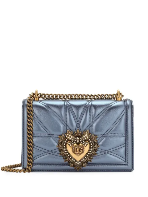 Dolce & Gabbana medium Devotion shoulder bag Blue BB7158AD776