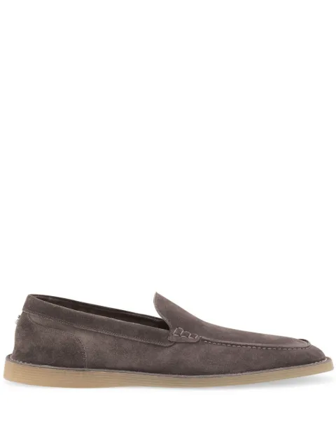 Dolce & Gabbana suede loafers Grey A50593AS707