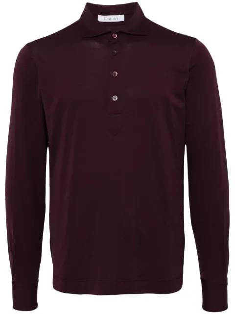 Cruciani cotton-blend polo shirt Purple UC32J0STEU01P001