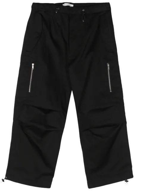 Random Identities Berlin drop-crotch trousers Black RAN03P003