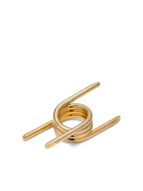 AMBUSH gold-plated wrap-around ring Gold ACER614