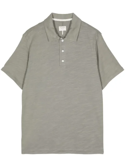 rag & bone Flame cotton polo shirt Green MBC23FT012CA12