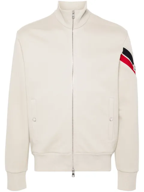 Moncler zip-up track jacket Neutrals J20918G0000189A8F