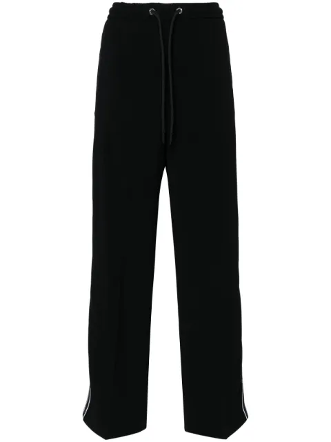 Moncler pressed-crease straight-leg trousers Black J20932A00011596WF