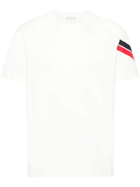 Moncler logo-patch cotton T-shirt White J20918C0002989AKK
