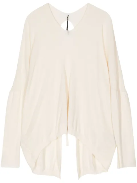 Masnada self-tie jumper White 76PM06