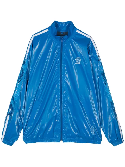 Doublet embroidered zip-up jacket Blue 24SS11BL187BLU