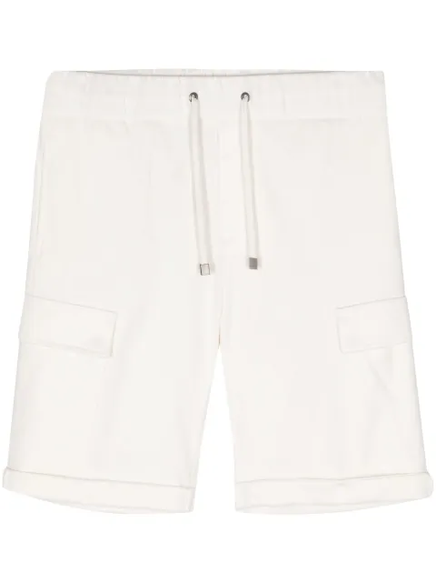 Peserico drawstring-waist cotton shorts White R54045J00N
